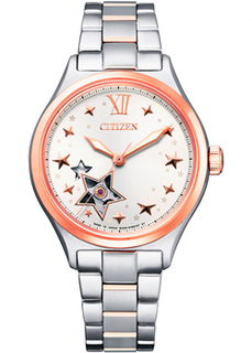 Японские наручные женские часы Citizen PC1009-78B. Коллекция Automatic