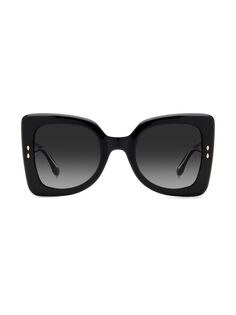 Крупногабаритные квадратные солнцезащитные очки 60 мм Isabel Marant, черный
