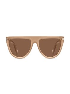 Овальные солнцезащитные очки с градиентом 55 мм Marc Jacobs, бежевый