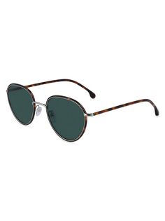 Круглые солнцезащитные очки Albion 53MM Paul Smith, серебряный