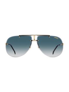 Солнцезащитные очки-авиаторы 65 мм Carrera, золотой