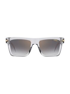 Прямоугольные солнцезащитные очки из ацетата 54 мм Carrera, серый