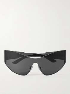 Солнцезащитные очки без оправы из ацетата Balenciaga, серый