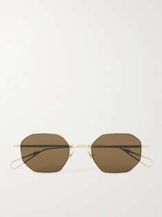 Золотистые солнцезащитные очки Trocadero в шестиугольной оправе Ahlem, золотой