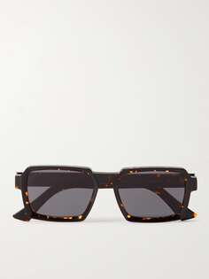 1385 Солнцезащитные очки в прямоугольной оправе из ацетата CUTLER AND GROSS, черный