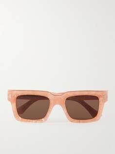 Солнцезащитные очки 1386 в квадратной оправе из ацетата CUTLER AND GROSS, персиковый