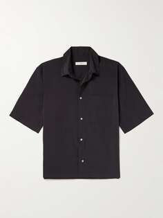 Шелковая рубашка Ssam, черный