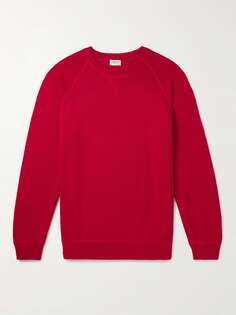 Хлопковый свитер GHIAIA CASHMERE, красный