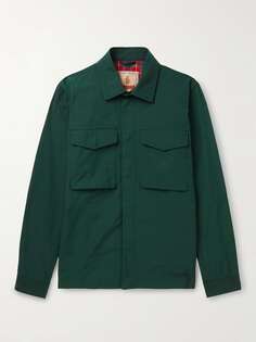 Поплиновая рубашка BARACUTA, зеленый