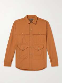 Рубашка Adventure Stretch-Taslan из нейлона Ripstop BEAMS PLUS, апельсиновый