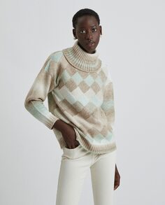 Женский свитер оверсайз в стиле фэнтези Simorra, мультиколор