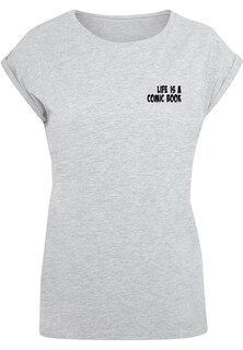 Рубашка Merchcode Book Comic, пестрый серый