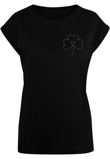 Рубашка Merchcode Spring - Leaf Clover Flower, черный