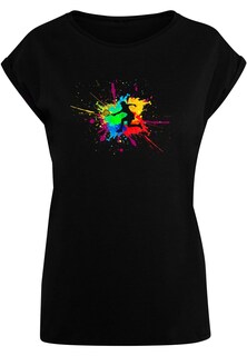 Рубашка Merchcode Color Splash Player, черный