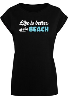Рубашка Merchcode Summer - Life is better at the beach, черный