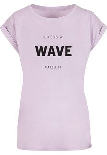 Рубашка Merchcode Ladies Summer - Life is a wave, лаванда