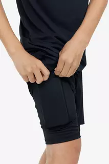 Двухслойные спортивные шорты drymove H&amp;M, черный H&M