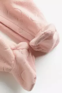 Комбинезон из флисовой пижамы H&amp;M, розовый H&M