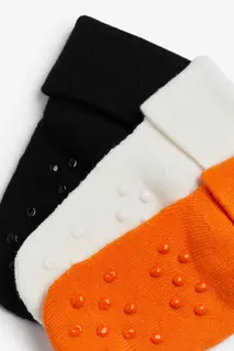 Комплект из 3 пар махровых носков H&amp;M, оранжевый H&M