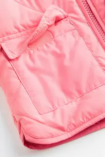 Стеганая куртка H&amp;M, розовый H&M