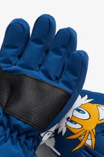 Стеганые водоотталкивающие перчатки H&amp;M, синий H&M