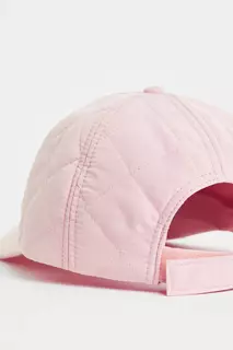 Стеганая шапка с козырьком H&amp;M, розовый H&M