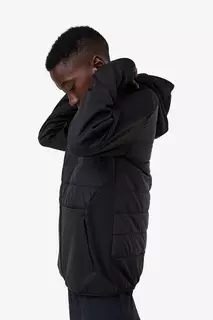 Стеганая спортивная куртка H&amp;M, черный H&M