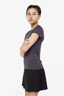 Теннисная юбка drymove H&amp;M, черный H&M