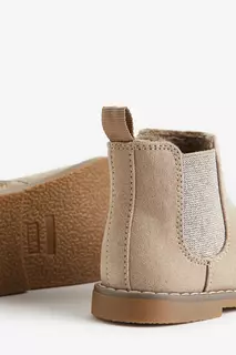 Теплые ботинки челси H&amp;M, бежевый H&M