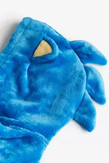 Толстовка из пушистой ткани с принтом H&amp;M, синий H&M