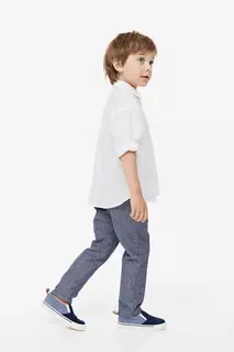 Хлопковые брюки чинос H&amp;M, синий H&M