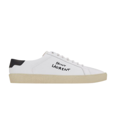 Ботинки Saint Laurent SL-06 Court Leather 2023, белый