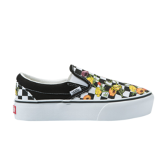 Кроссовки Classic Slip-On Platform Vans, черный