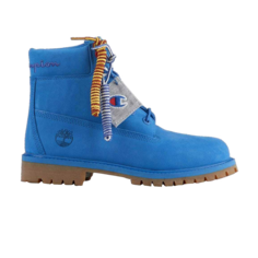 Водонепроницаемые ботинки премиум-класса Champion x 6 дюймов Timberland, синий