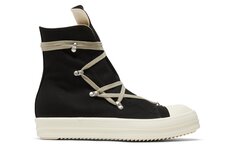 Высокие кроссовки Rick Owens DRKSHDW Strobe Cotton Denim Hexa High, черный