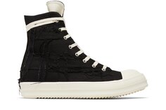 Высокие кроссовки Rick Owens DRKSHDW Luxor Slashed High, черный