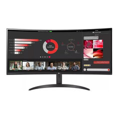 Монитор LG 34WR50QC, 34&quot;, 4К, VA, 100 Гц, чёрный