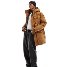 Куртка Superdry Workwear Hooded, коричневый