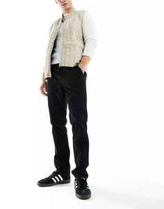 Брюки New Look Slim Chino, черный