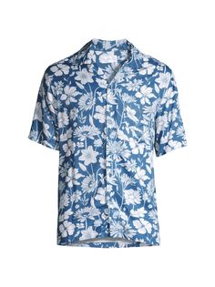 Рубашка Camp с цветочным принтом Onia