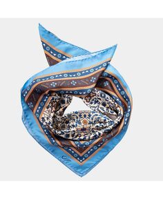 Наполи – шелковый шейный платок для мужчин Elizabetta