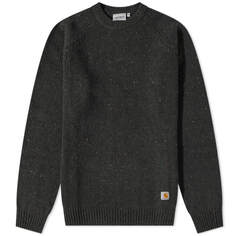 Свитер Carhartt WIP Anglistic Crew Knit, черный