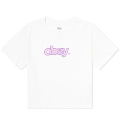 Детская футболка с логотипом Obey Dino