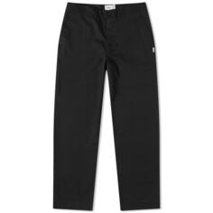 WTAPS 03 Саржевые брюки чинос, черный (W)Taps