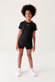 Спортивная одежда Train Essentials Облегающий тренировочный топ с 3 полосками Aeroready adidas, черный