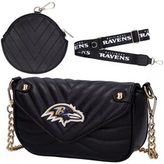 Женская сумка Cuce Baltimore Ravens из веганской кожи с ремешком Unbranded