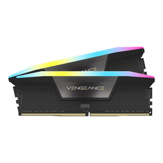 Оперативная память Corsair Vengeance RGB, 48 Гб DDR5 (2x24 Гб), 6000 МГц, черный