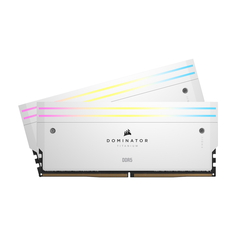 Оперативная память Corsair Dominator Titanium RGB, 48 Гб DDR5 (2x24 Гб), 7200 МГц, белый