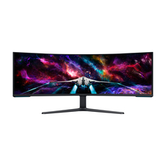 Игровой монитор Samsung S57CG952NC, 57&quot;, 7680 x 2160, 240 Гц, VA, черный/белый