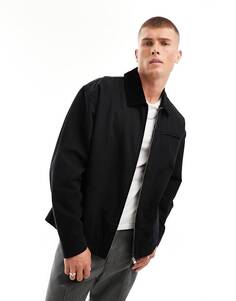 Куртка Asos Design Oversized, черный